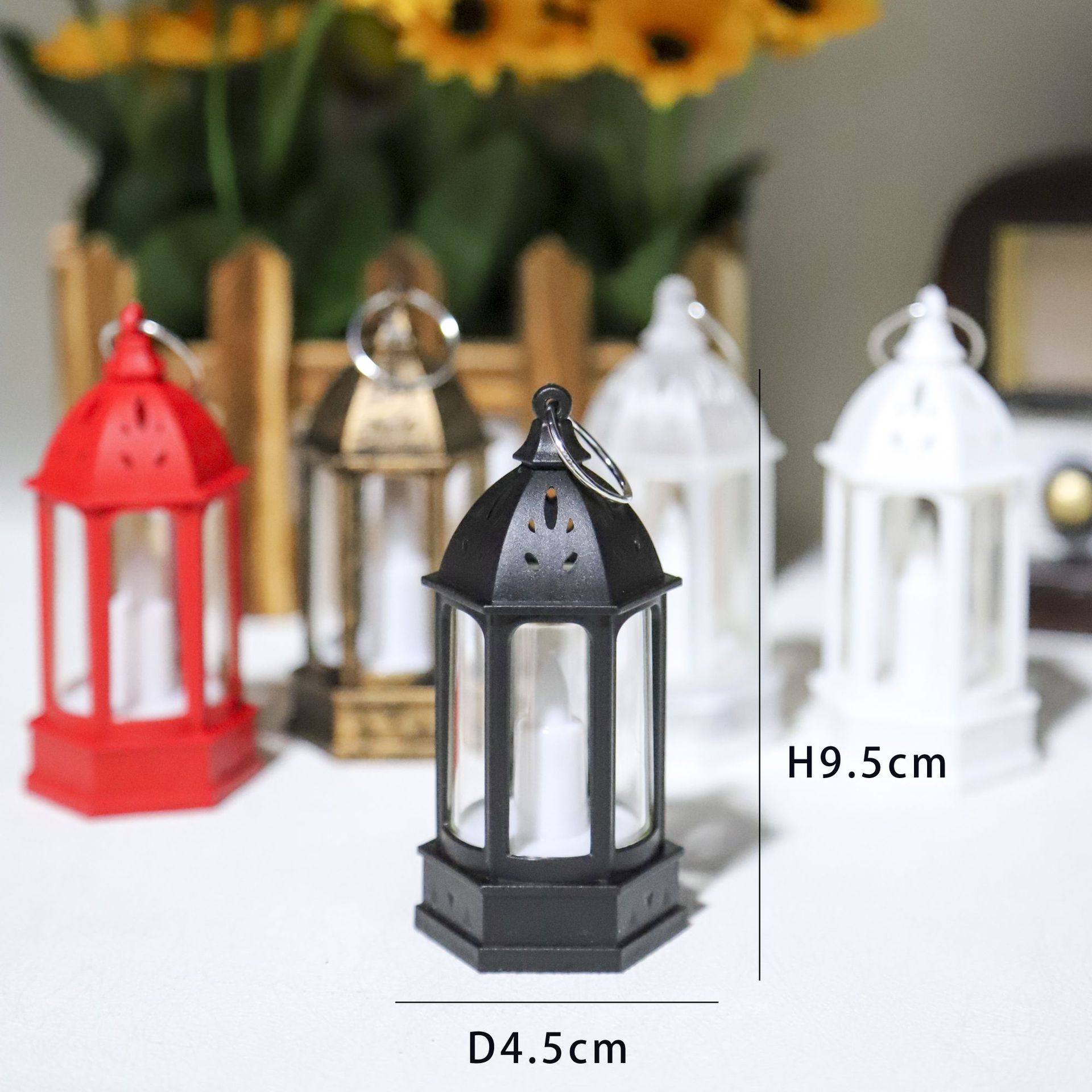 Candle Holder Decor - Mini Creatieve Sfeerverlichting Kerst Retro Elektronische