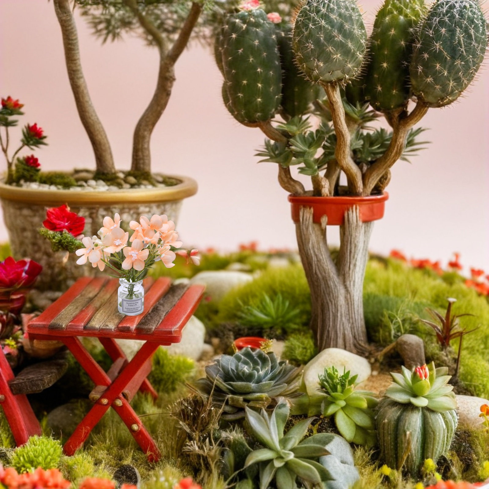 Vase Decor - 3 stuks bloemenvazen, decoratieve accessoires voor