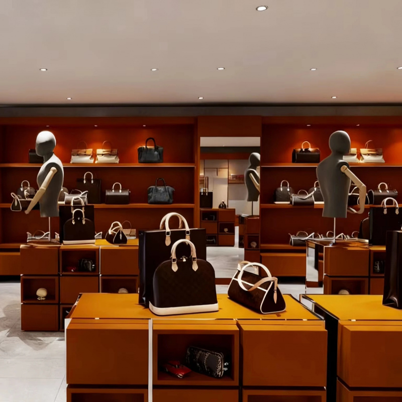 Interior Design High End - Kwalitatieve winkelinrichting voor handtassen, interieurontwerp voor