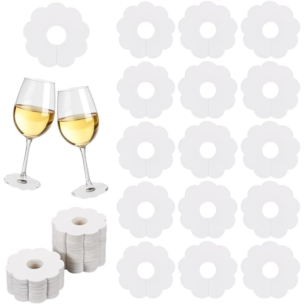 Vase Decor - 150 Stuks Papier Wijnglas Markers 2.8