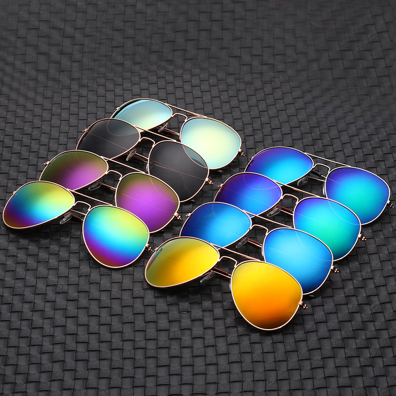 Decorative Mirror - Nieuwe Double Bridge Pilot Zonnebril Vrouw