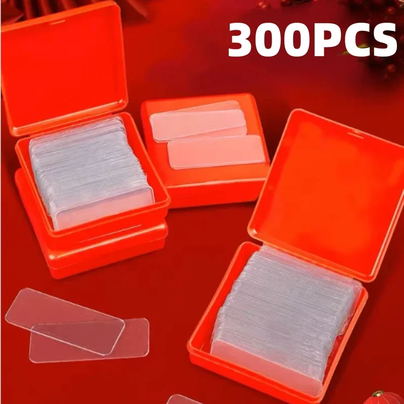 Wall Sticker - 300 stuks dubbelzijdige, herbruikbare, supersterke, transparante