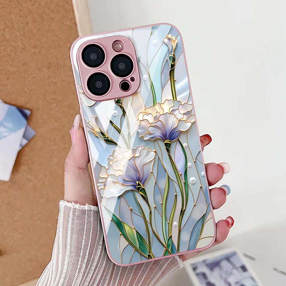 Vase Decor - Lotusbloem telefoonhoesje voor iPhone 16 Pro