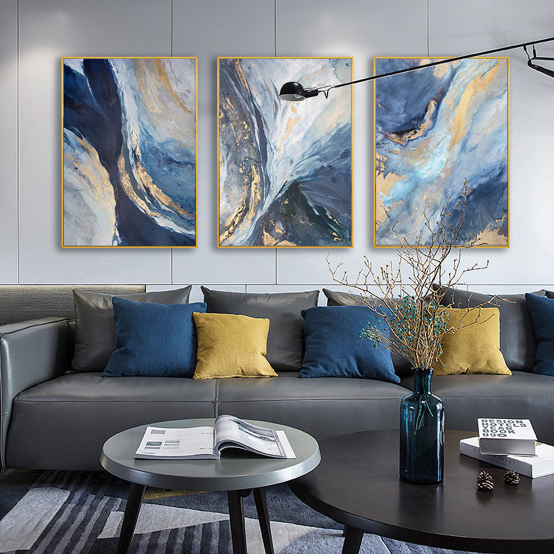 Abstract Canvas Set - 3 stk/set moderne abstracte stijl gouden