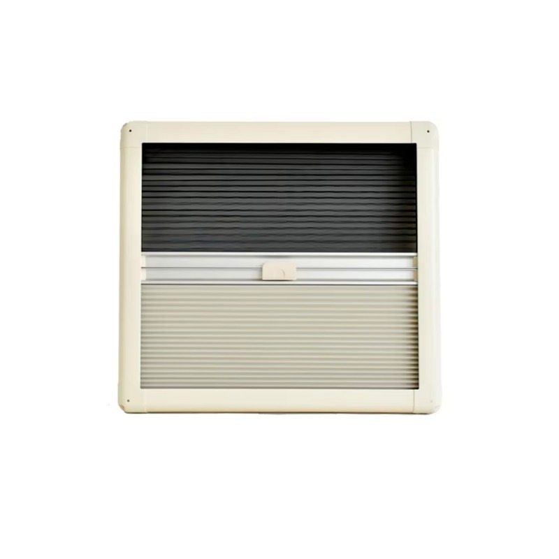 Curtain Curtain - RV Zijdelings Uitschuifbaar Raam Met Zonwering