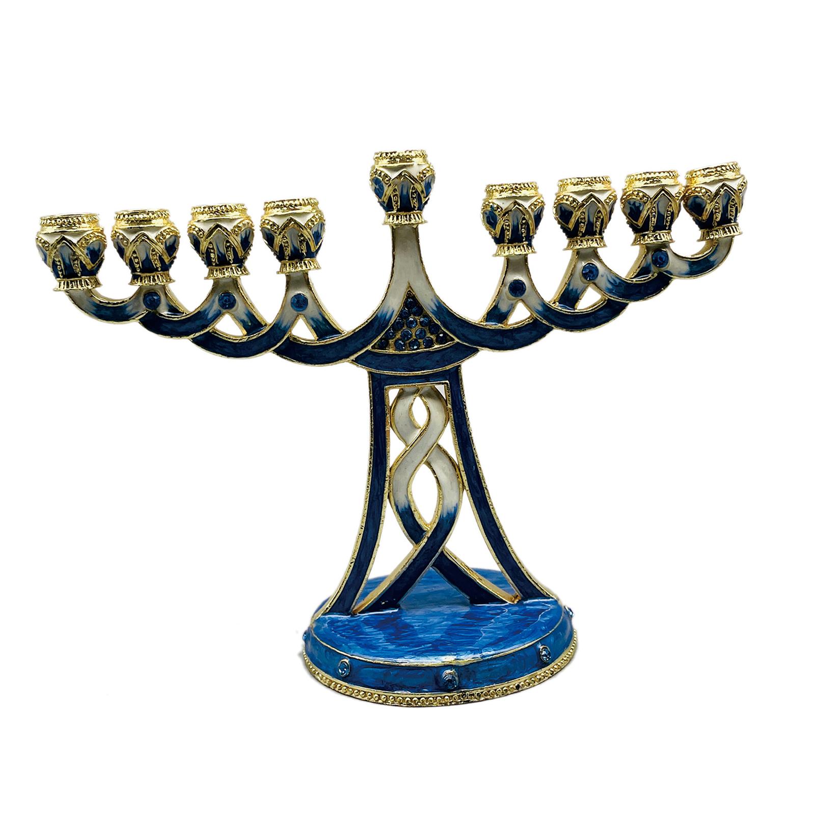 Geëmailleerde Menora kaarsenho - Candle Holder Decor recensie en prijs