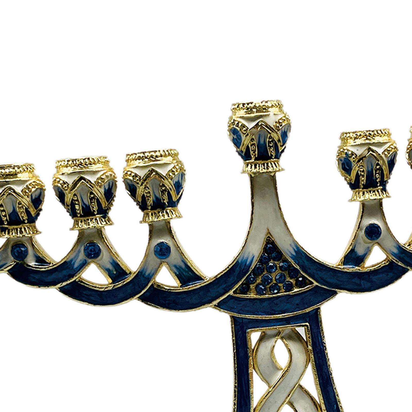 Geëmailleerde Menora kaarsenho - Candle Holder Decor recensie en prijs