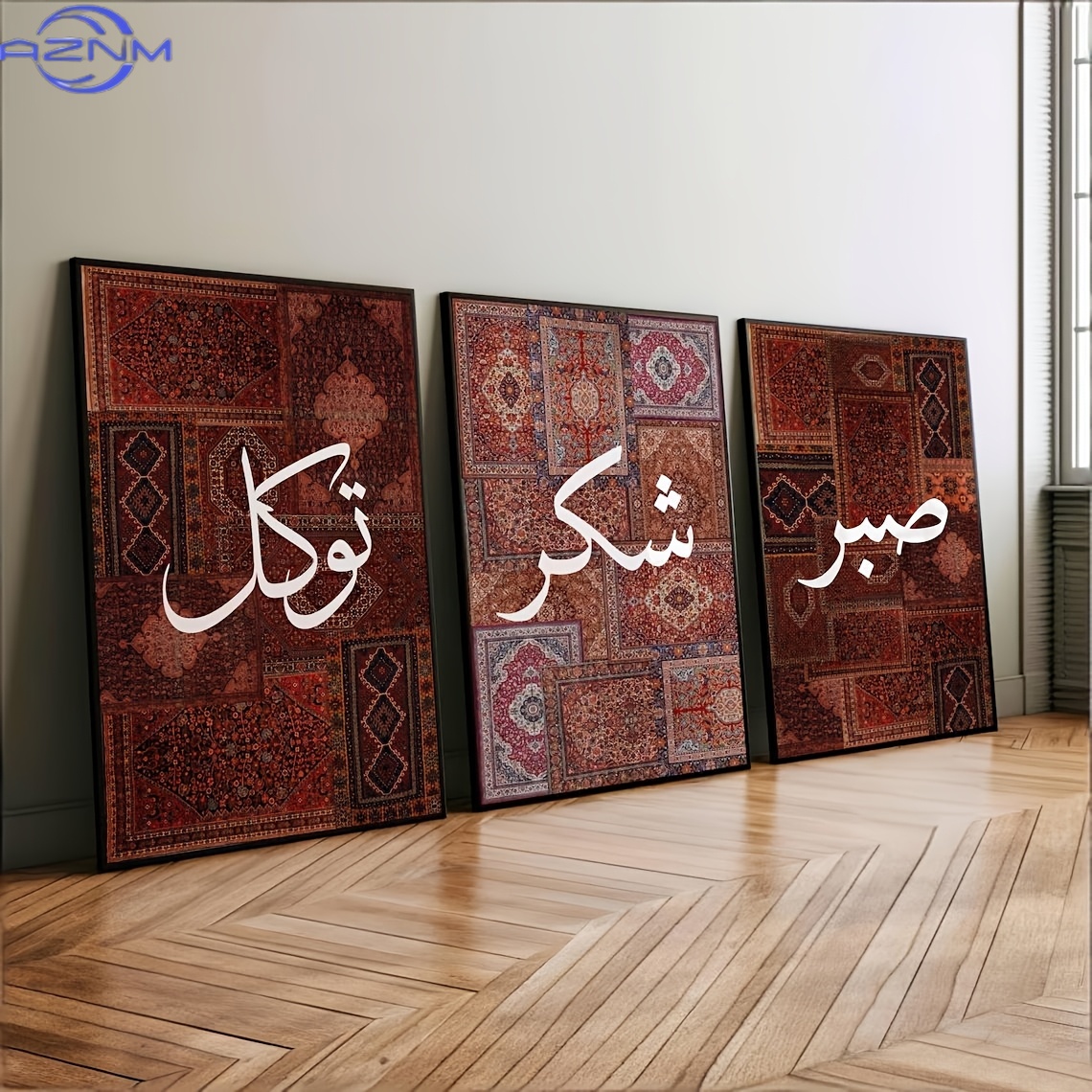2D platte 3-delige set ongekad - Abstract Canvas Set recensie en prijs