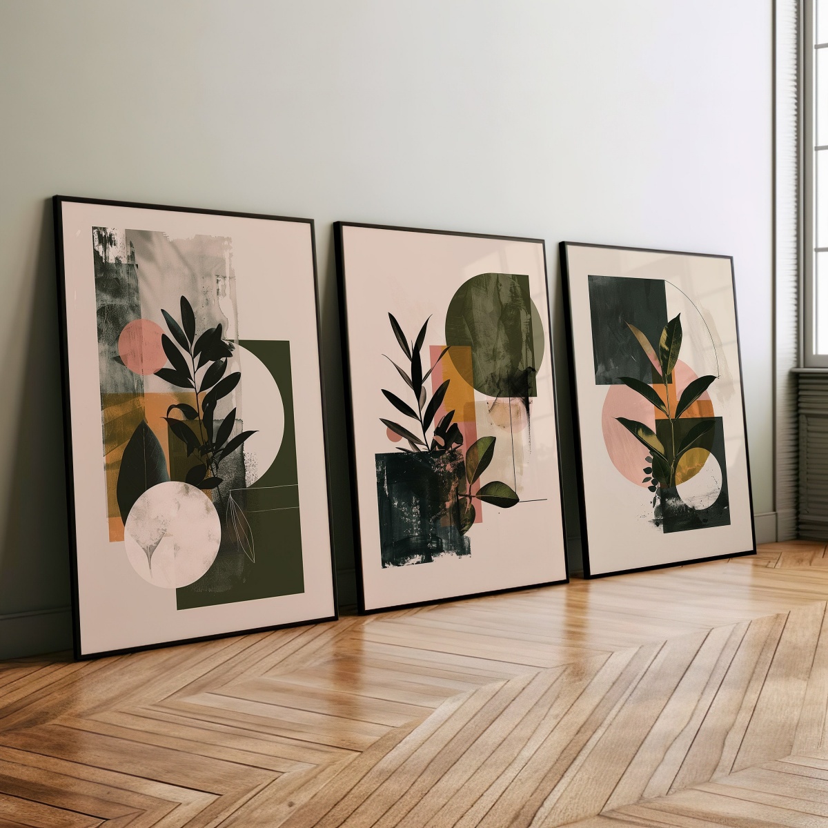 3-delige set Boho Geometrische - Abstract Canvas Set recensie en prijs
