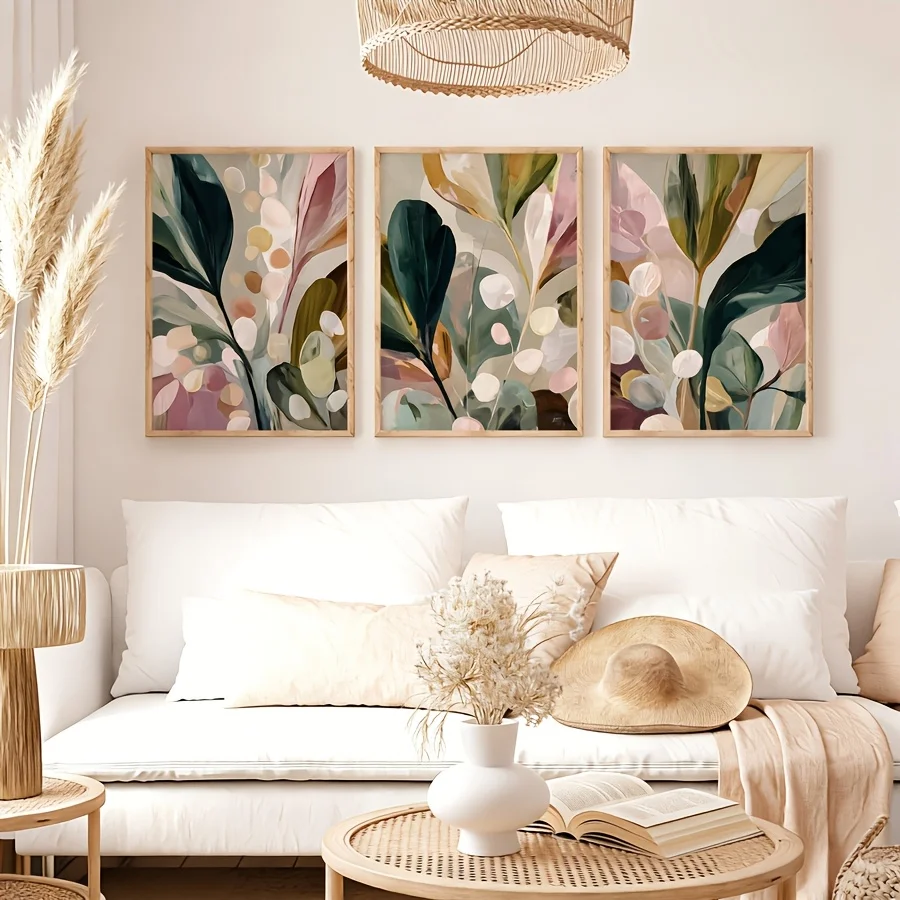 Groot formaat, 3-delige set, b - Abstract Canvas Set recensie en prijs