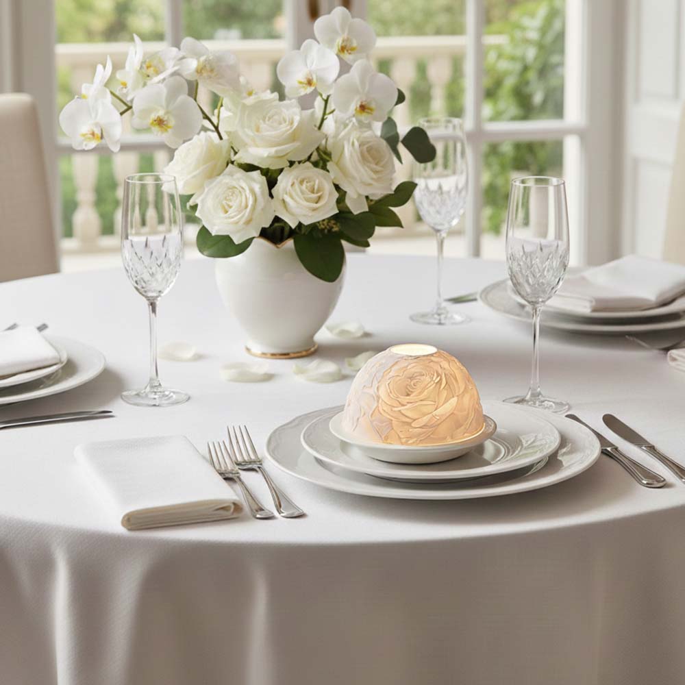 Elegante Rose Porseleinen Kaar - Candle Holder Decor recensie en prijs