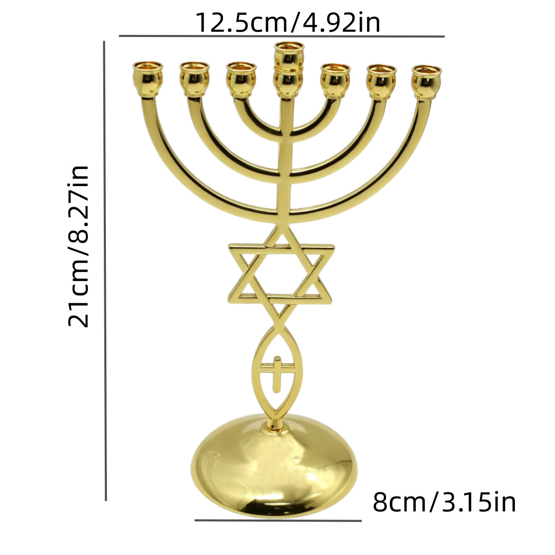 Chanoeka Zevenkopige Kaarsenho - Candle Holder Decor recensie en prijs