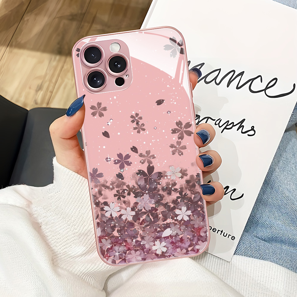 Roze Bloemen Gehard Glas Telef - Vase Decor recensie en prijs