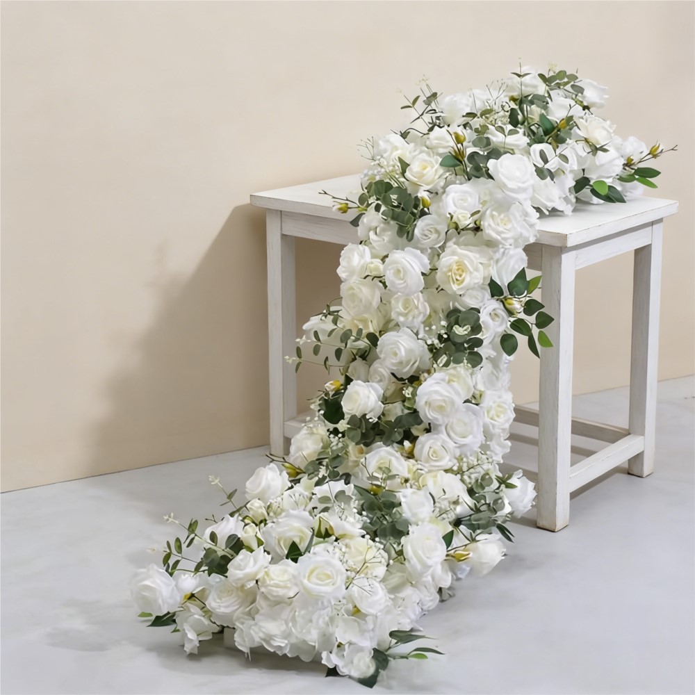 Kunstbloemen Bloemenrij Bruilo - Table Runner recensie en prijs