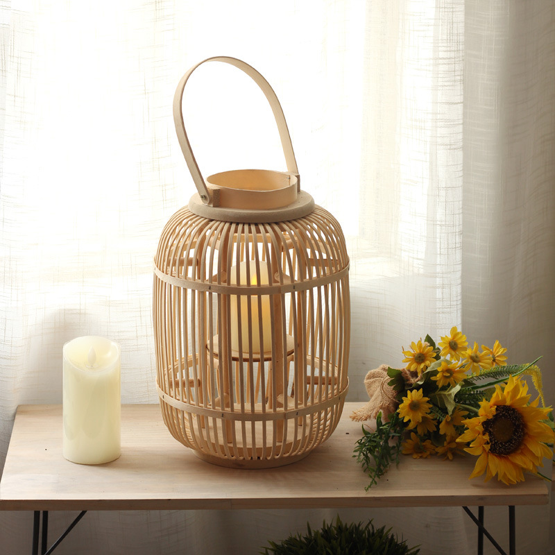 Handgemaakte bamboe windlamp,  - Candle Holder Decor recensie en prijs