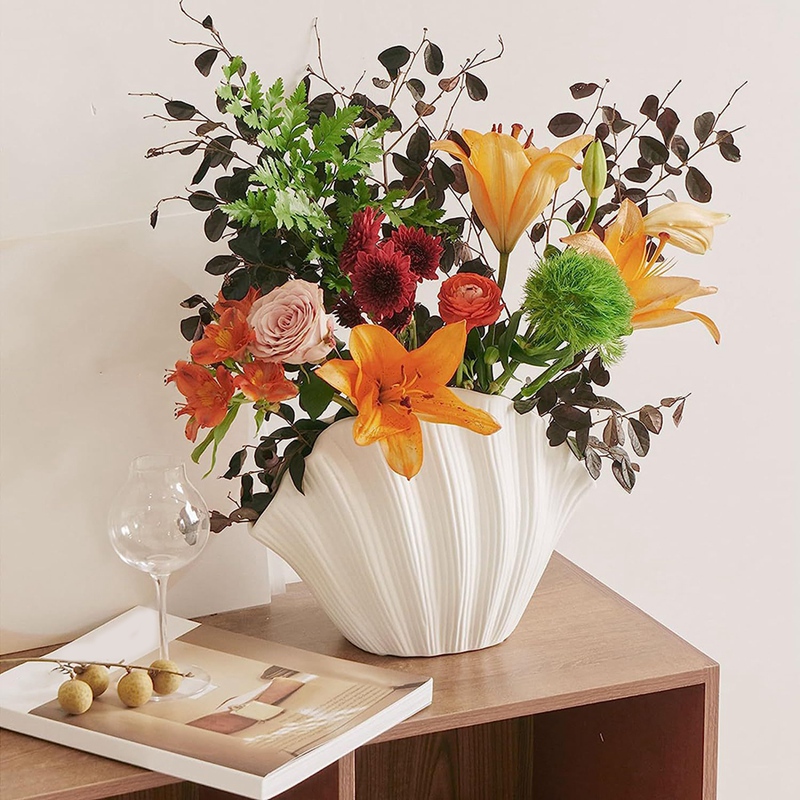 Scandinavische stijl schelpvor - Vase Decor recensie en prijs