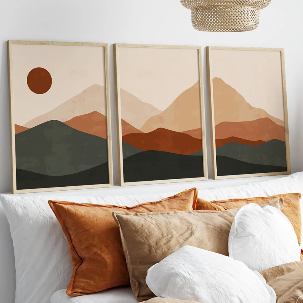 3 stks/set Boheemse abstracte  - Abstract Canvas Set recensie en prijs