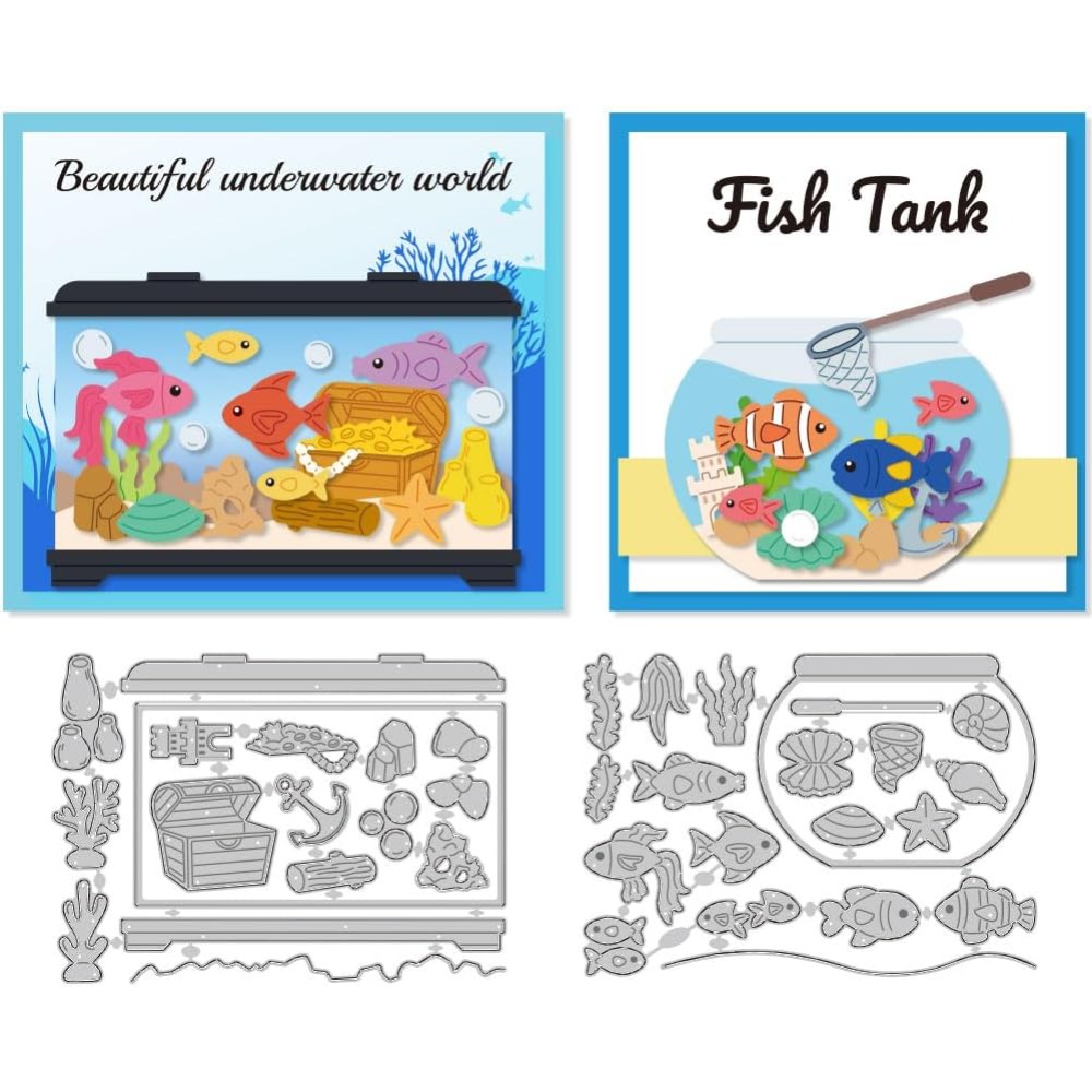 Aquarium Die Cuts Koolstofstaa - Picture Frame recensie en prijs