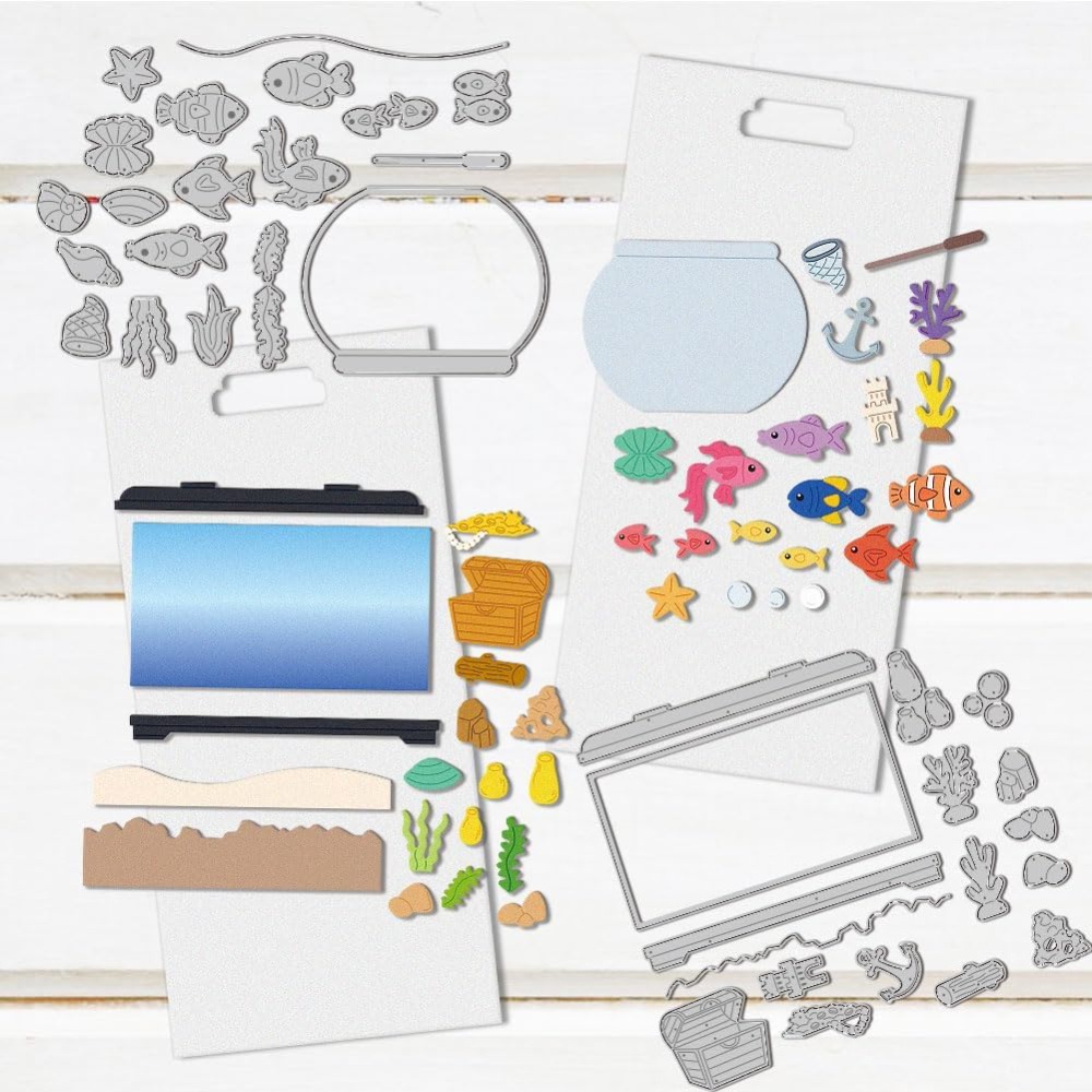 Aquarium Die Cuts Koolstofstaa - Picture Frame recensie en prijs
