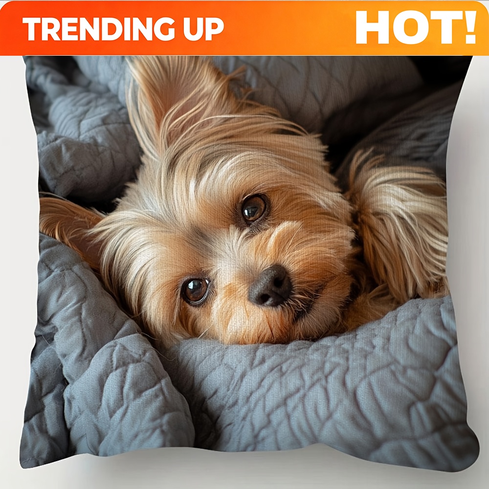 Aanpasbare 1-delige Yorkshire  - Throw Pillow recensie en prijs