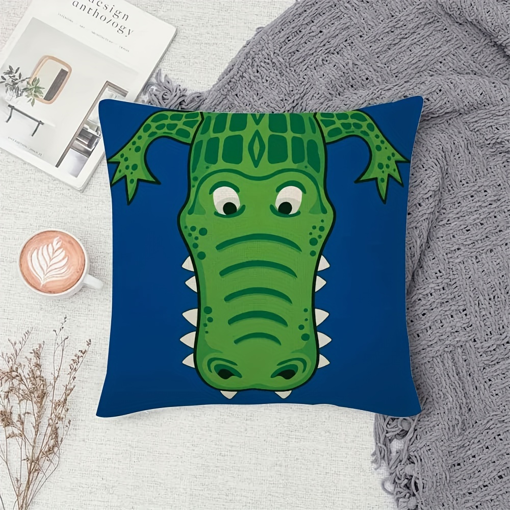 Aanpasbare moderne groene krok - Throw Pillow recensie en prijs