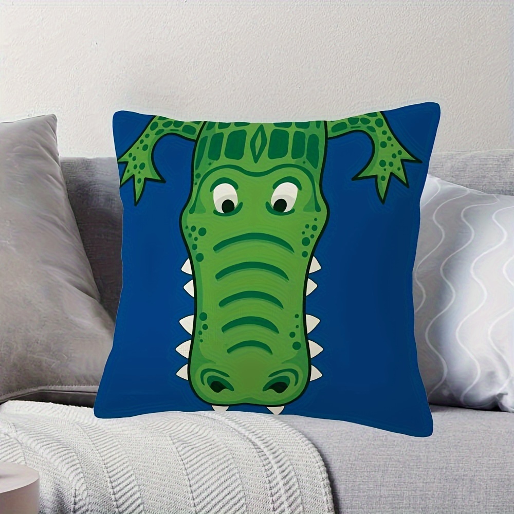 Aanpasbare moderne groene krok - Throw Pillow recensie en prijs