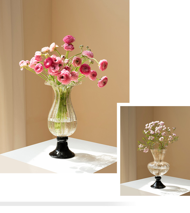 Frans antiek glazen vaasorname - Vase Decor recensie en prijs