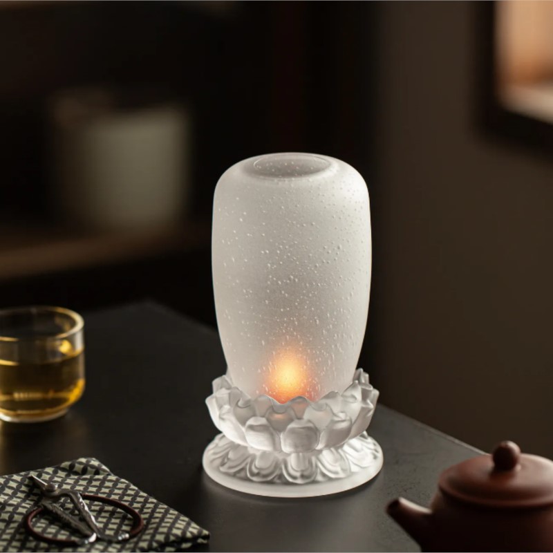 Lotus Glazen Kaarshouder Schad - Candle Holder Decor recensie en prijs