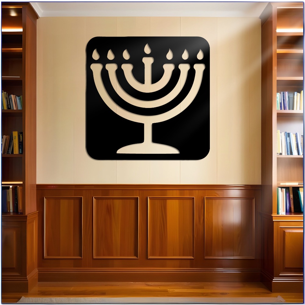 CIFBUY Vintage Menorah Metalen - Wall Art recensie en prijs