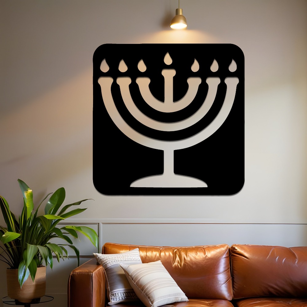 CIFBUY Vintage Menorah Metalen - Wall Art recensie en prijs