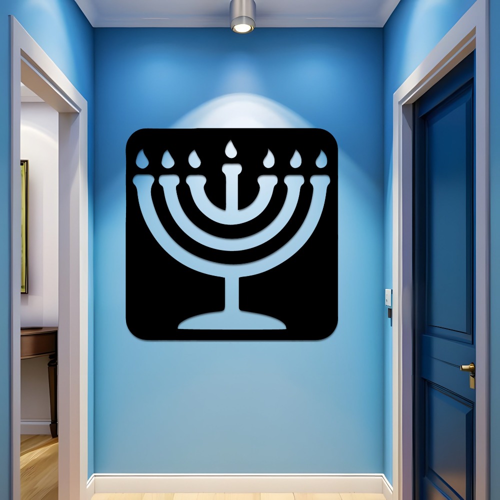 CIFBUY Vintage Menorah Metalen - Wall Art recensie en prijs