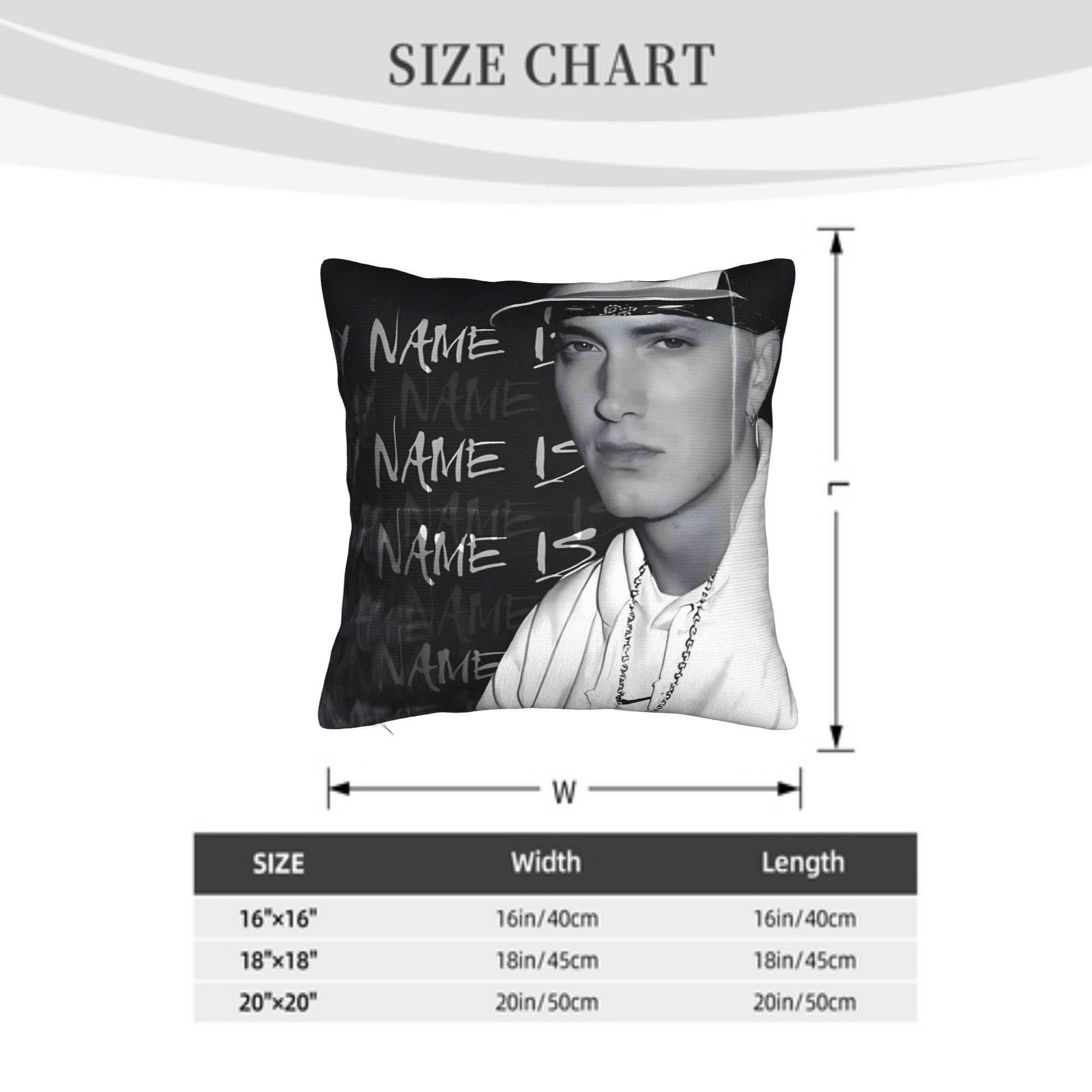 Op maat gemaakte EMINEM dubbel - Throw Pillow recensie en prijs